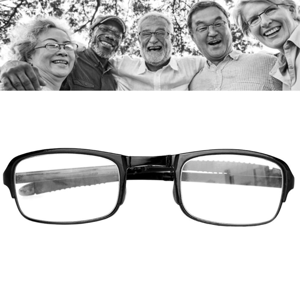 Unisex Ultra Thin Light Foldable Presbyopic Glasses 2.0 Black