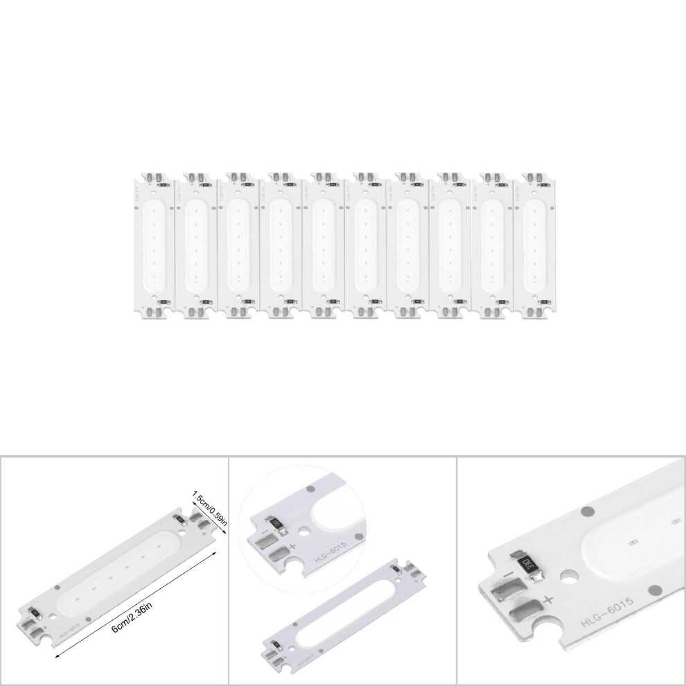 Led Cob Chips 10 Pcs 12V 2W For Diy Lighting Lamps Car & Custom Projects Blue 8211392921329