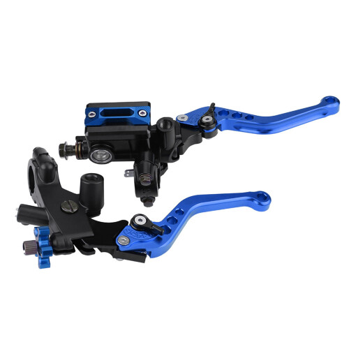 Blue Motorcycle Brake Clutch Lever Kit 22mm
