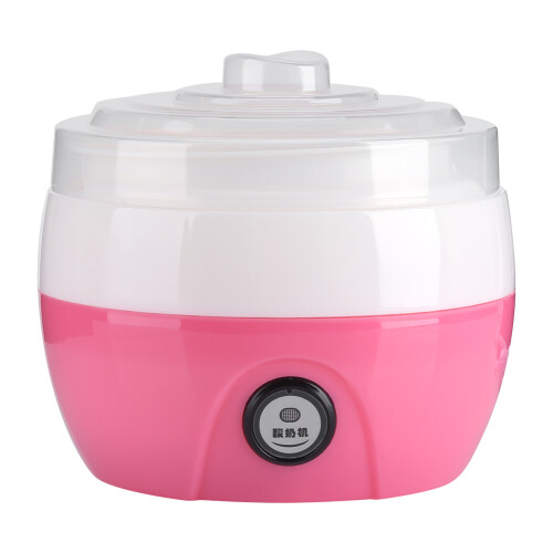 1L Electric Automatic Yogurt Maker Machine, Pink, 15W, 16cm 2