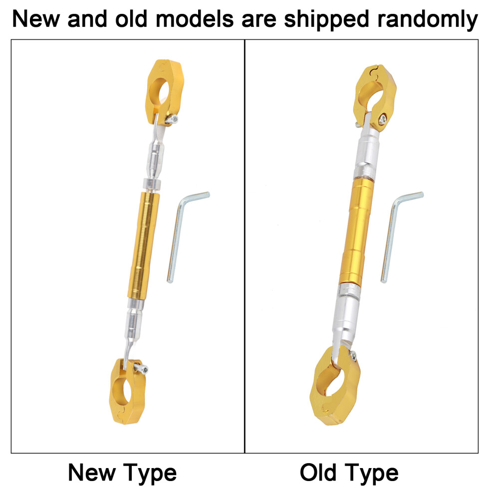 Motorcycle Aluminium Cross Handlebar Adjustable Fit Most Motorbikes Gold 3541393041326