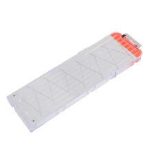 18 Ball EVA Soft Shooting Clip - Transparent, 29x8x2.2 cm