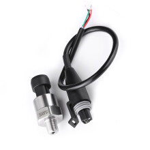 Stainless Steel Pressure Transducer 500PSI for Oil Fuel Water 1/8" NPT