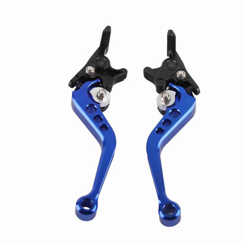 Blue CNC Aluminum Double Disc Brake Levers for Motorcycle Scooter, 150CC 2