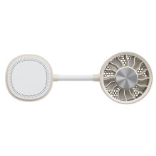 Fully Adjustable Mini Fan With Included Attachment For-Beige