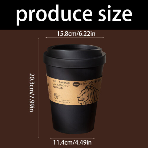 Appealing Coffee Cup Waste Basket Enduring Plastic-1 2 1