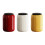 Stylish Press Top Garbage Container Moveable Trash Can-White 2