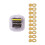 10Pcs Compacts Bicycles Chain Fastener Links-678 speed gold 1