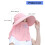 Wide Brimmed Sun Hat For Beach Camping Quick Dry-rose red 4