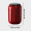 Stylish Press Top Garbage Container Moveable Trash Can-White 4