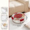 Modern Round Snacks Box With Clear Lid Rotating Divided-2 3