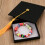 Unique Graduation Themed Keepsakes Storage-hard box yellow tass 6