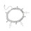 Classical Bead Bracelet Crucifix Pendant Detail-Silver 1