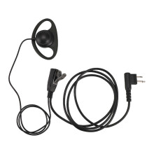 2-Pin-Advanced-D-Form Clip-Ear PTT-Headset Ohrstückmikrofon für Motorola 2-Wege-Funkgeräte GP88S GP300 GP68 GP2000 GP88 GP3188 CP040 CP1200