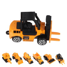 Miniature Engineering Car Trucks 6pcs Set 1:64 Scale Alloy & Plastic Kids Toy