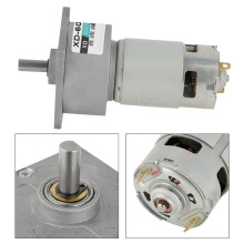 35W Adjustable Speed Micro DC Metal Gear Motor 12V 100rpm