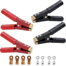 1000A batterijjumperkabelklemmen, zware accuklemmen van puur koper, accualligatorklemmen voor startkabels 4PCS