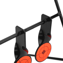 Hot Metal Spinning Shooting Target for Rifle & Airgun, Black, 26x20x34.5cm