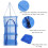 Foldable 4-Layer Mesh Hanging Drying Rack Blue, 35x35x65 cm 9