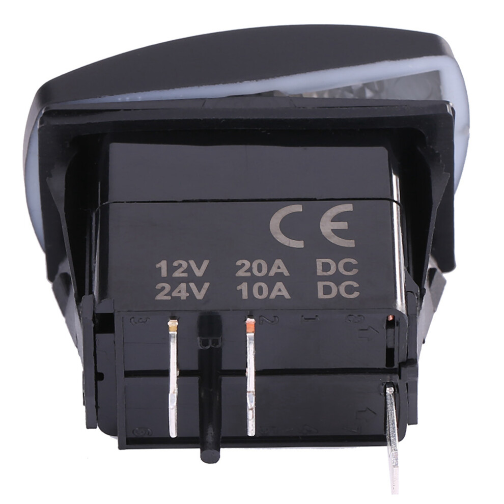 Rocker Switch On Off Horn 12V 24V 3 Pin Blue 7293282062825