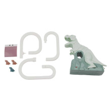 Dynamic Rotating Dinosaur Adventure Slide Climbing Stairs Children'S Educational Electric Track Toy