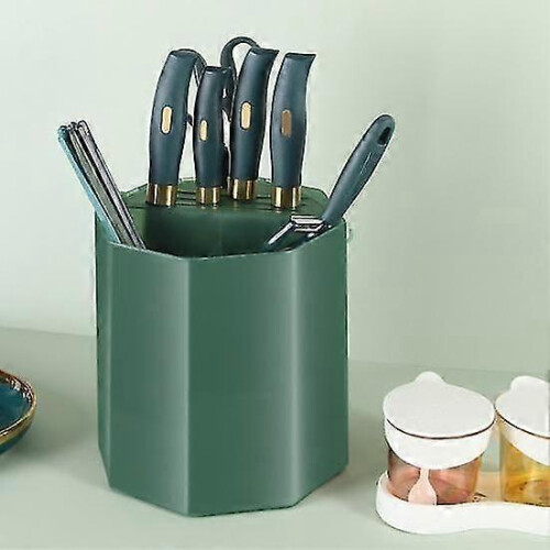 Cutter Organizer Convenient Space-saving Multi-grids Useful Cutter Drain Storage Holder Kitchen Supplies 1