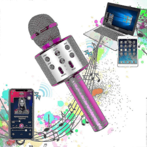 Karaokemicrofoon, draadloze Bluetooth Karaoke-microfoon Kinderen goed 1