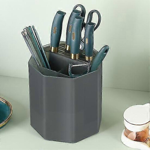 Cutter Organizer Convenient Space-saving Multi-grids Useful Cutter Drain Storage Holder Kitchen Supplies 2