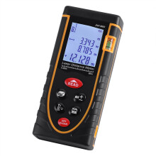 SNDWAY 60m Handheld Laser Distance Meter with Self-Calibration, Volume & Area Measurement, Portable Black