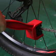 Motorcycle & Bicycle Chain Cleaning Brush ABS Nylon Red Black 80g