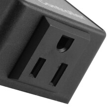 3A Active Duct Fan Variable Speed Controller for Inline Hydroponics Fans Black