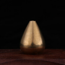 Mini Water Drop Brass Incense Holder for Bedroom & Tea Room, 2.3x1.6cm