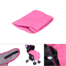 Waterproof Baby Stroller Foot Muff 60x40cm Windproof Cotton Rose