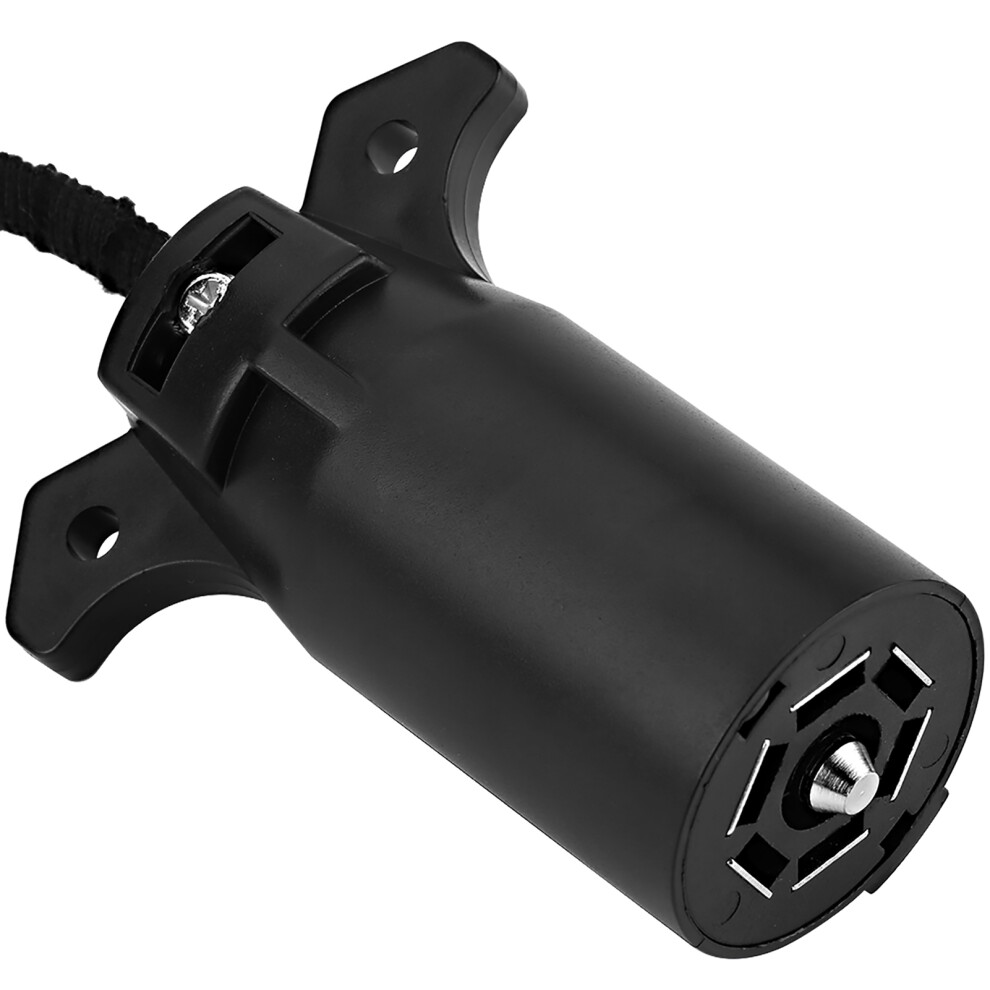 Caravan Trailer Plug Adapter 6-24V 7 To 4 Pin Round Socket Converter 8791392928516