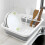 Kitchen Foldable Dish Rack Storage Water Leakage Plastic Tableware Bowl Dinnerware Drain Bowl Tray H 3