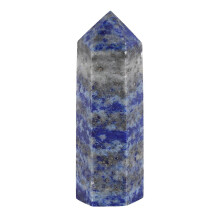 Lapis Lazuli naturlig kristallkolonn Lapis Lazuli kristallkolonn Hexagonal pelare Original stendekoration Dekoration 5-6 cm