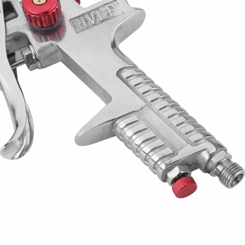 1.4mm Nozzle 1000CC HVLP Gravity Feed Spray Gun with Regulator 2