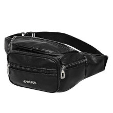 Herren wasserdichte Bauchtasche Mehrfunktionstasche Lederhüfttasche Reisetasche Mehrere Taschen ideal zum Wandern Laufen