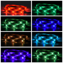 DC 5V USB RGB Waterproof Flexible LED Strip 2m 60 LEDs for TV & Decor