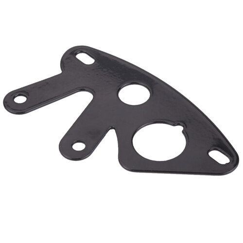 Universal Motorcycle Speedometer Odometer Mount, Black, Durable Metal