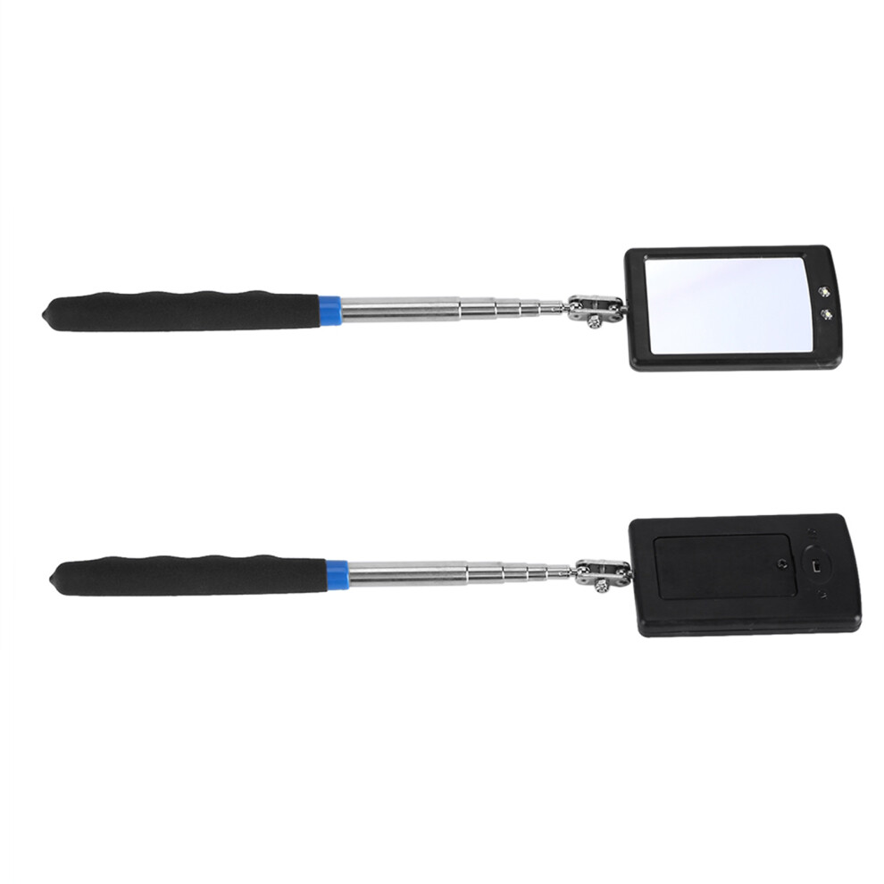 Extendable Led Inspection Mirror 360 Swivel With Comfortable Nonslip HandleãÂ 3031392930535