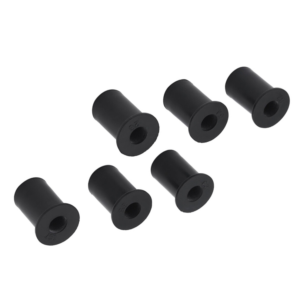 Reliable M6 Rubber Well Nuts Kit For Boats Kayaks Motorcycles 6Pc 8781392930640