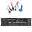 Multi-Function USB 3.0 Hub eSATA SATA Card Reader Front Panel 5.25inch Black 13