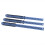 3Pcs Plastic Wall Mount Socket Organizer Rack Set 1/4", 3/8", 1/2" Blue & Black 3