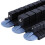 3Pcs Plastic Wall Mount Socket Organizer Rack Set 1/4", 3/8", 1/2" Blue & Black 4