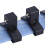 3Pcs Plastic Wall Mount Socket Organizer Rack Set 1/4", 3/8", 1/2" Blue & Black 6