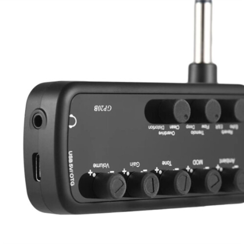 Basförstärkare  Amp Bärbar Hörlurar Basförstärkare Plug och  för Elgitarrförstärkare 1