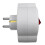 EU Standard Multiple Plug 250V 16A Double Socket Conversion Socket with Outlet Switch Plug Power Adapter Socket EU Plug 3