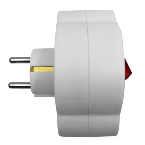 EU Standard Multiple Plug 250V 16A Double Socket Conversion Socket with Outlet Switch Plug Power Adapter Socket EU Plug 2