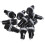 10Pcs 10A AC 250V 5mm x 20mm Πλαστική υποδοχή ασφαλειοθήκης 4